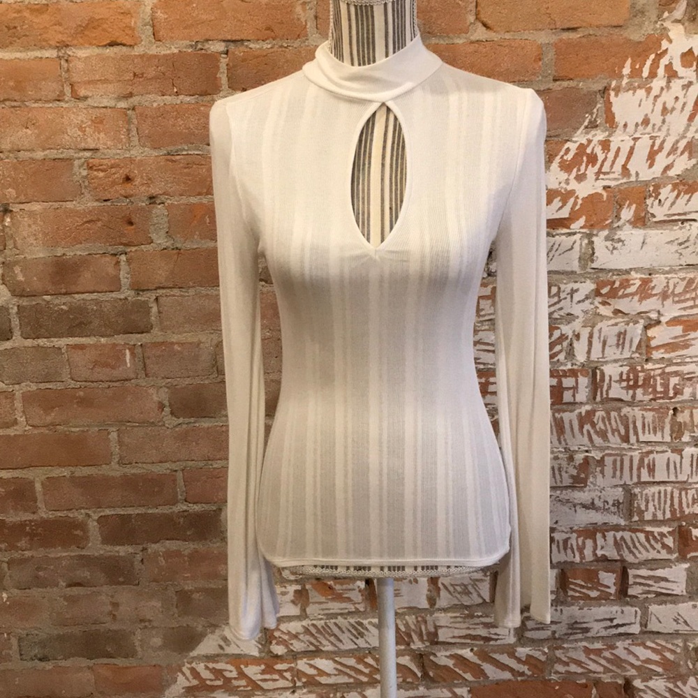 Express Long Sleeve Tee with Cutout